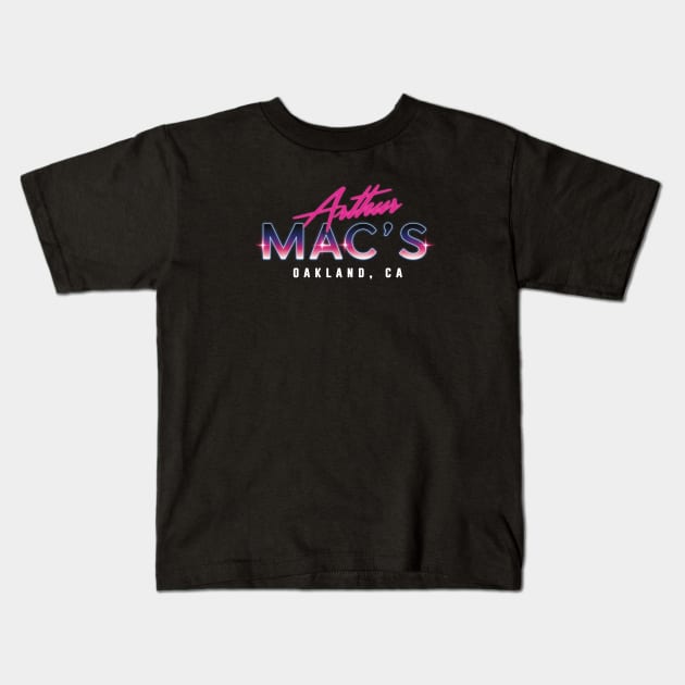 Arthur Mac's Miami Vice Logo Kids T-Shirt by ArthurMacs